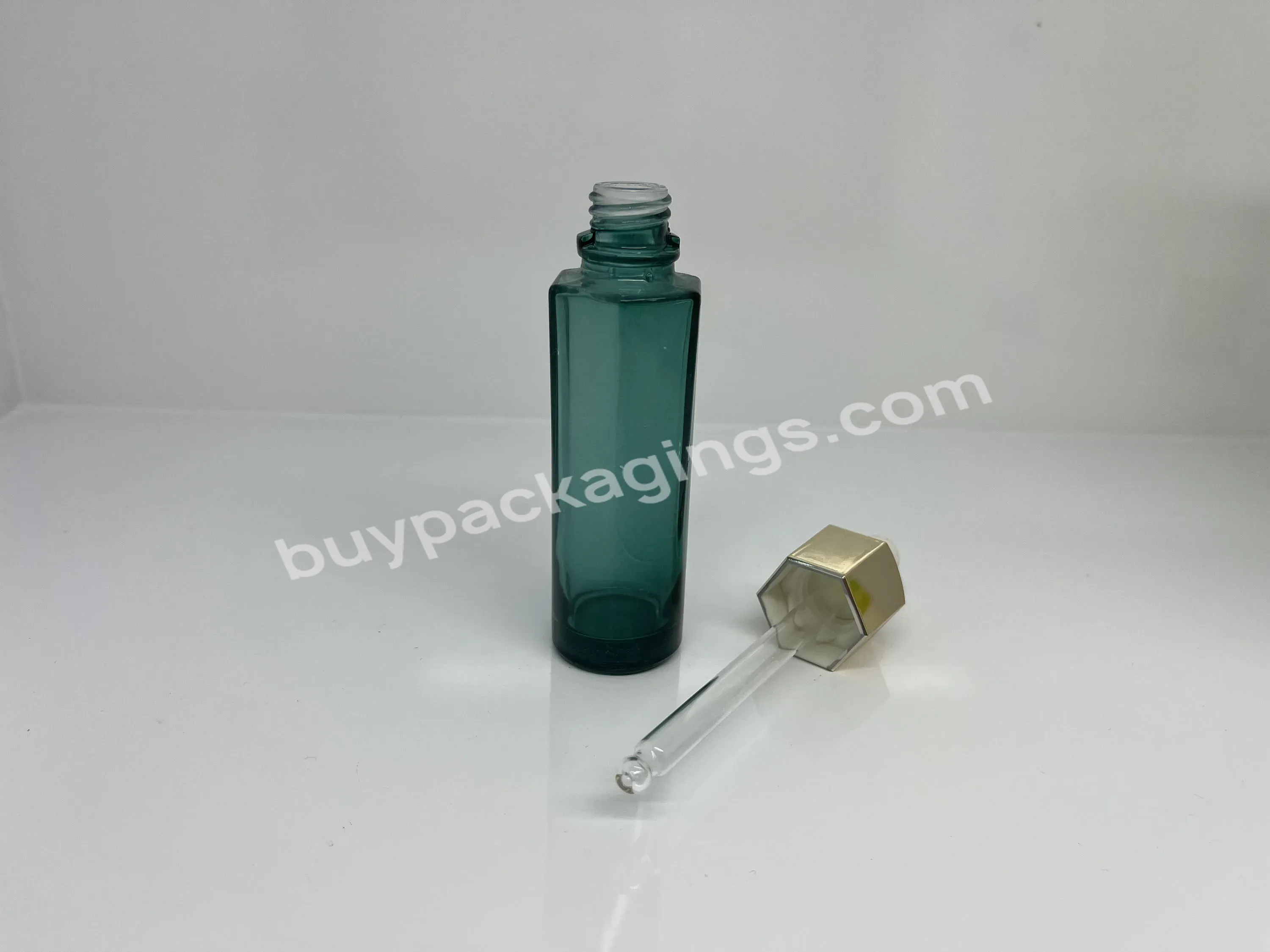 30ml 50ml Hot Sale Essential Oil Bottle Glass Dropper Bottle Foundation Liquid Eye Essence Bottle