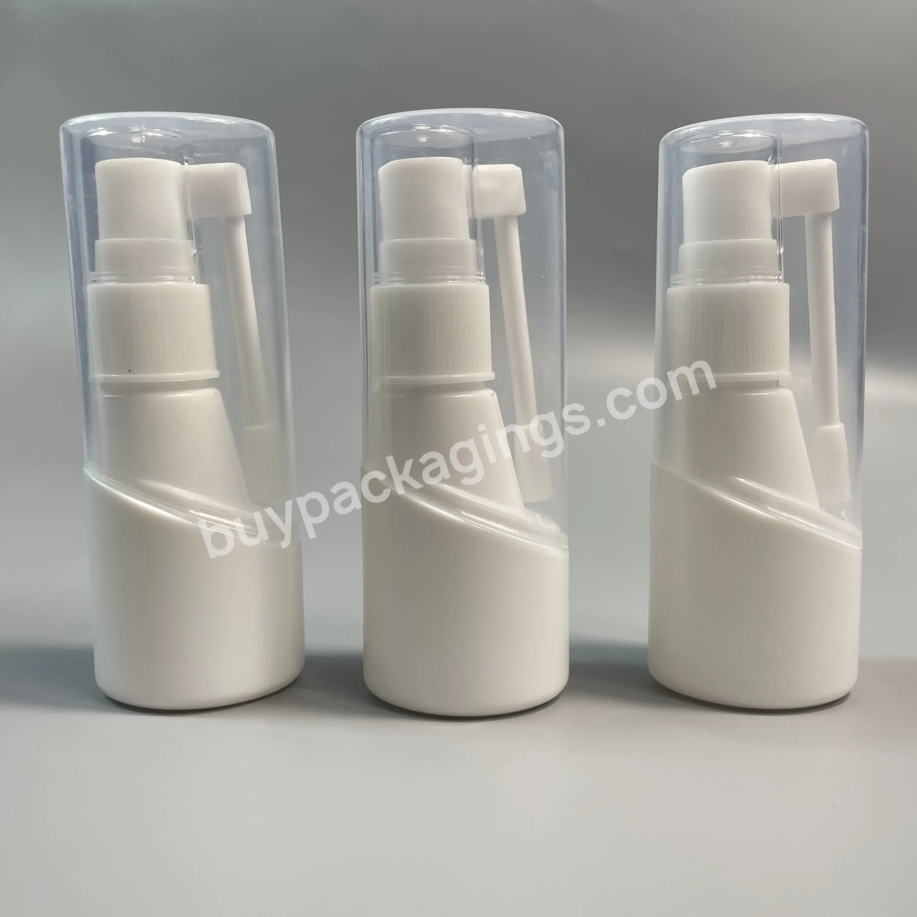 30ml 50ml Long Nozzle Mist Medical Throat Sprayer Oral Plastic Empty Spray Bottles