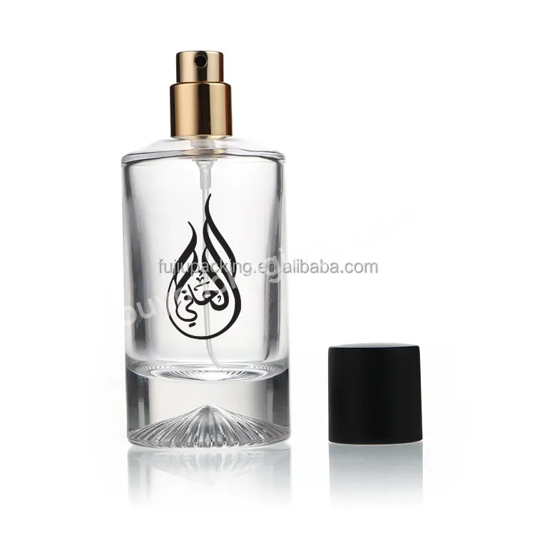 30ml 50ml Round Empty Luxury Gold Cap Perfume Packaging Bottle Spray Atomizer Glass Perfume Bottle