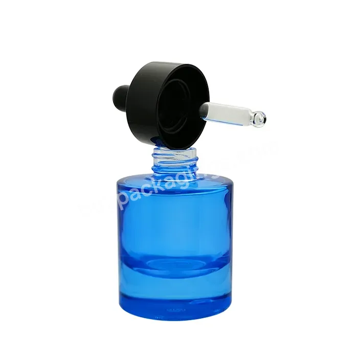 30ml 60m Thick Wall Glass Dropper Bottle With Double Collar For Essential Oil Serum Cosmetic Packing 30ml