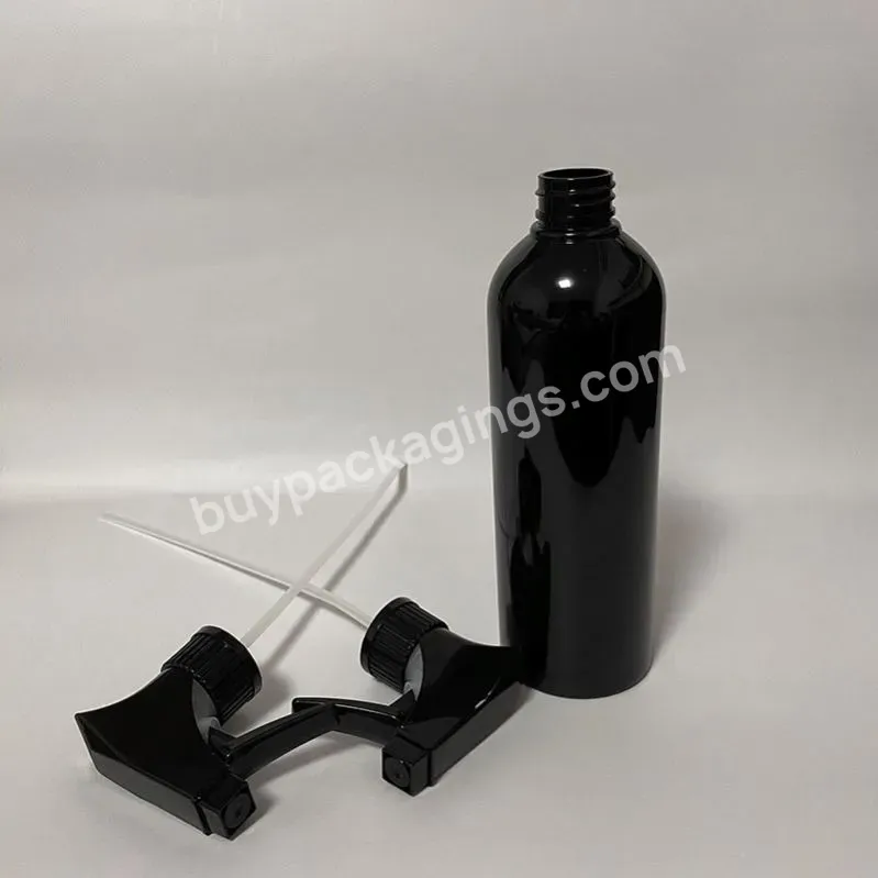 30ml 60ml 100ml 250ml 300ml 500ml Black White Clear Trigger Spray Bottle Pet Plastic Bottle With Trigger Pump Spray Cap