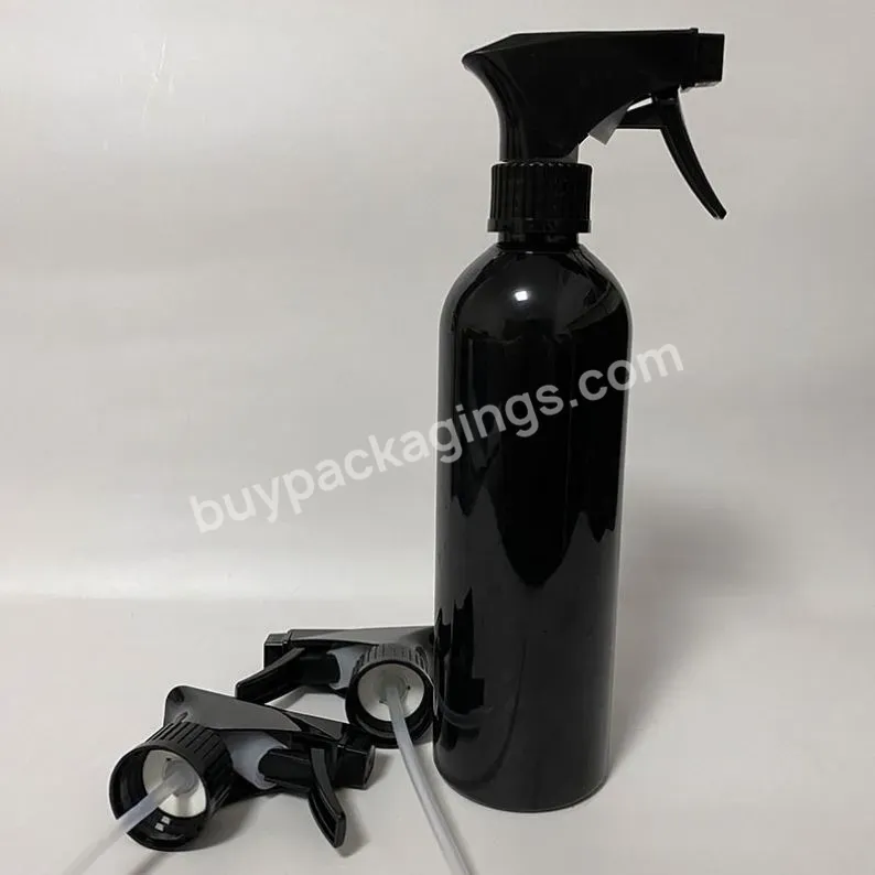 30ml 60ml 100ml 250ml 300ml 500ml Black White Clear Trigger Spray Bottle Pet Plastic Bottle With Trigger Pump Spray Cap