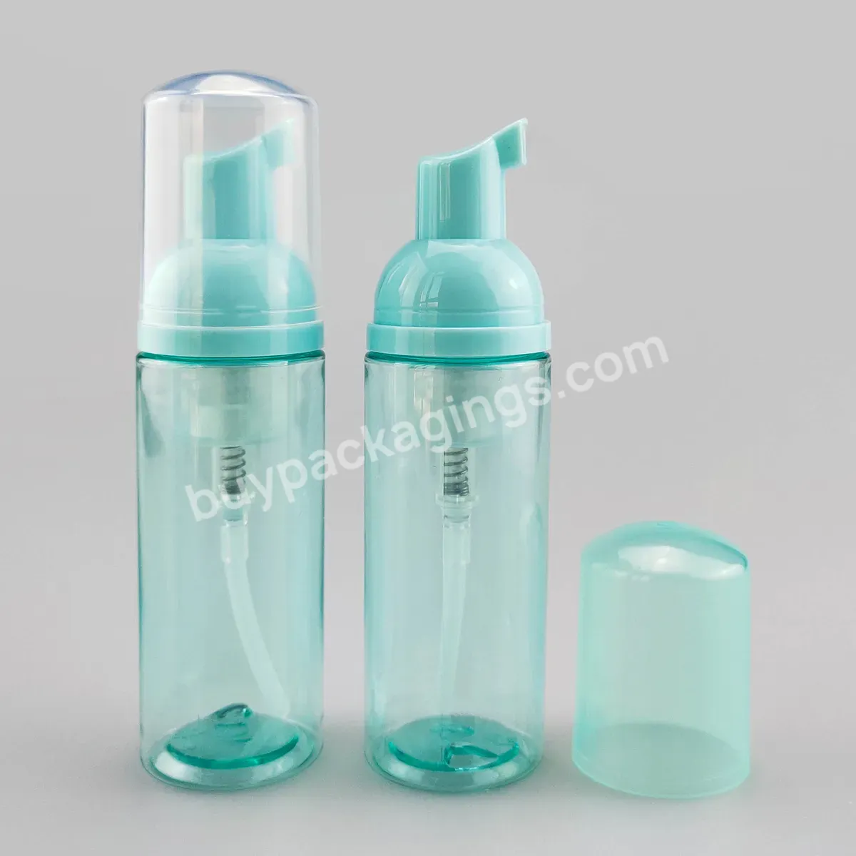 30ml 60ml 100ml Foam Pump Bottle Pet Plastic Liquid Soap Bottle Wholesale Facial Cleanser Bottles With Frosted Body