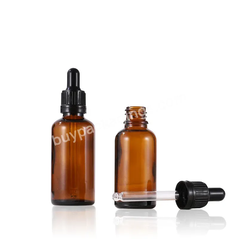 30ml 60ml 120ml Amber Glass Dropper Bottle 1 Oz 2oz 4oz Glass Essential Oil Bottle With Dropper For Essential Oils