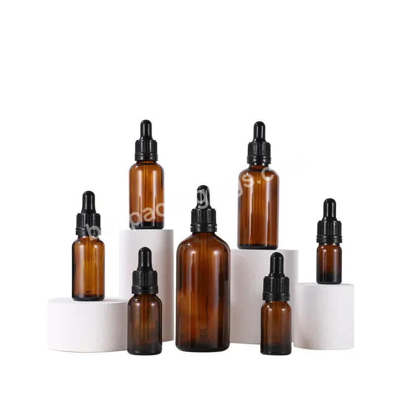 30ml 60ml 120ml Amber Glass Dropper Bottle 1 Oz 2oz 4oz Glass Essential Oil Bottle With Dropper For Essential Oils