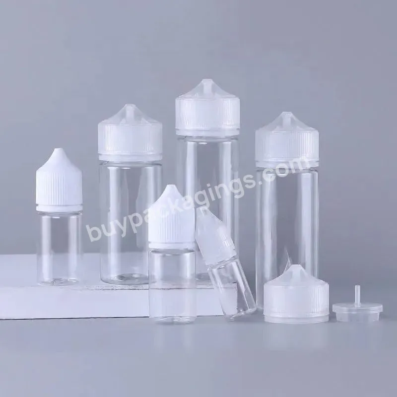 30ml 60ml 120ml V3 Pet Juice Bottle Liquid Bottle Oil Bottle With Crc Cap