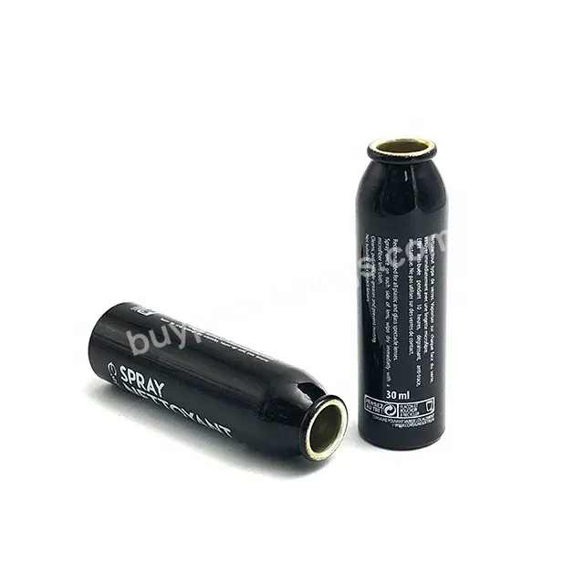 30ml Black Aluminum Spray Bottle,Aluminum Aerosol Bottle