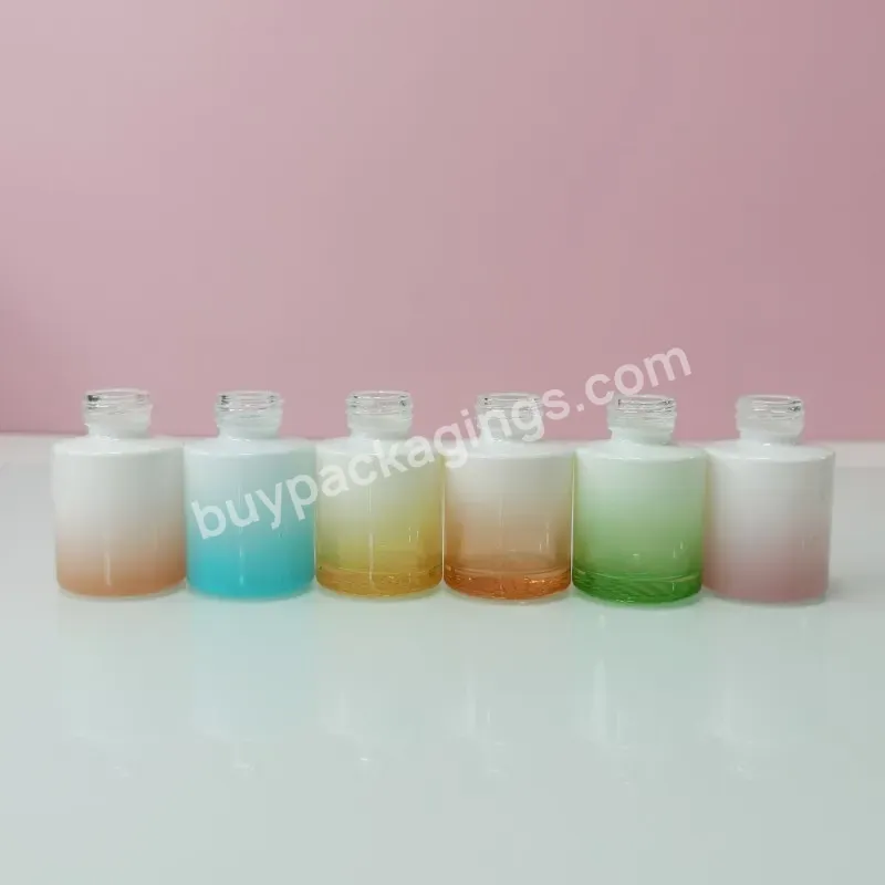 30ml Flat Shoulder Glass Dropper Bottleglass Essential Oil Bottle With Dropper 1oz Serum Oil Bottle