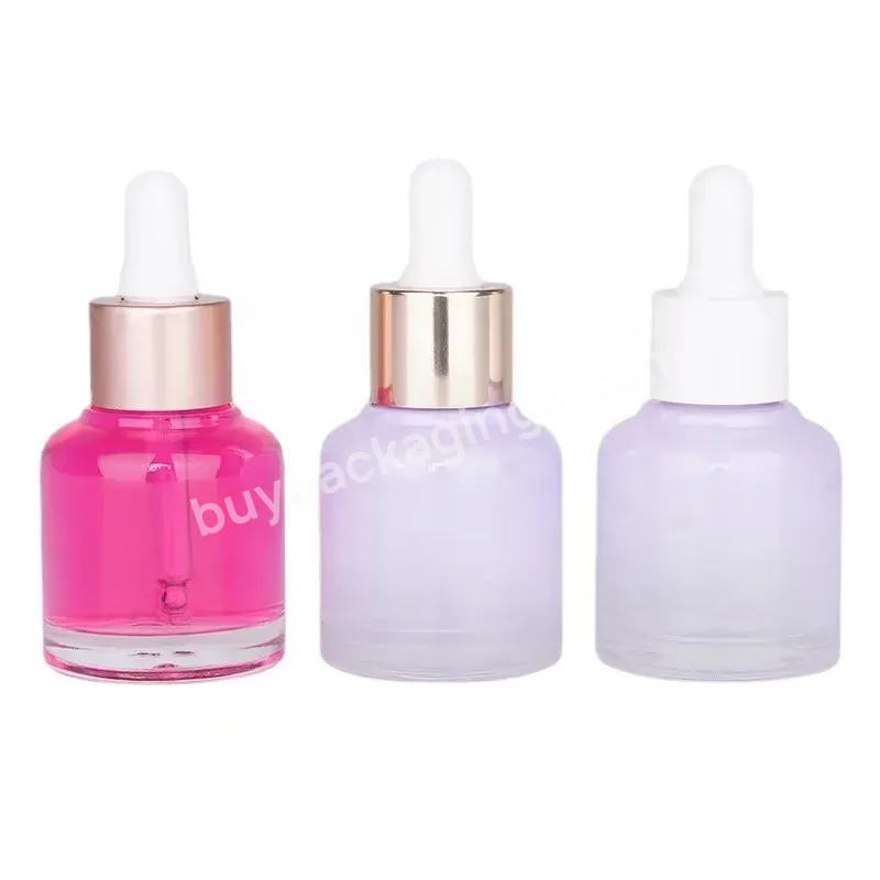 30ml Glass Dropper Bottle Eco Friendly Skincare Packaging For Serum Essential Oil