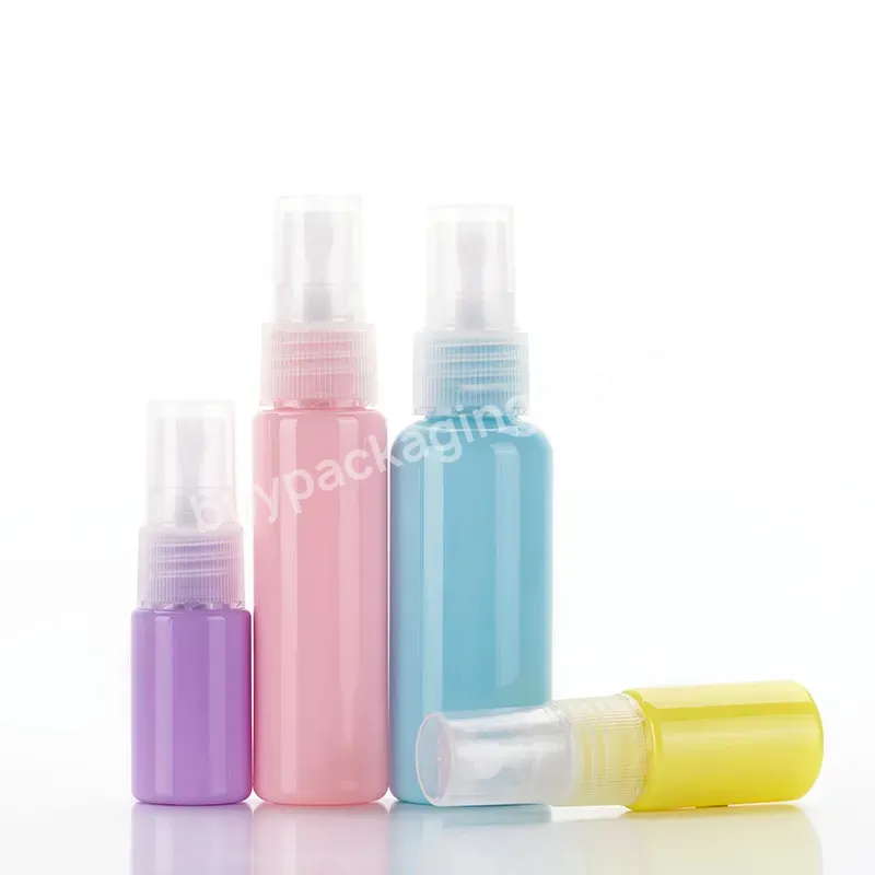 30ml High Quality Recycles Reusable Empty Skincare Packaging Macarons Color Plastic Bottle With Lotion Pump