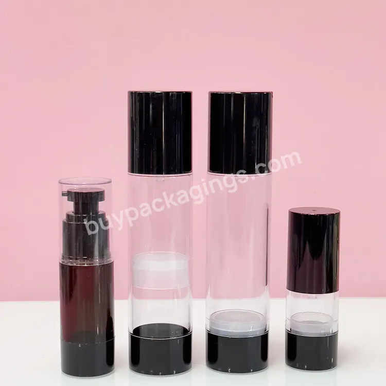 30ml Lotion Pump Bottle Plastic As Material Skincare Cream Oil Airless Pump Cosmetic Bottles With Lotion Pump - Buy Glass Airless Pump Bottle,Luxury Airless Bottle,15 Ml Airless Pump Bottle.