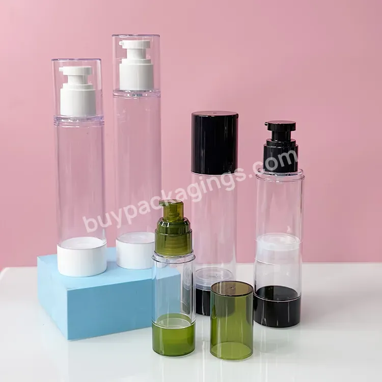 30ml Lotion Pump Bottle Plastic As Material Skincare Cream Oil Airless Pump Cosmetic Bottles With Lotion Pump - Buy Glass Airless Pump Bottle,Luxury Airless Bottle,15 Ml Airless Pump Bottle.