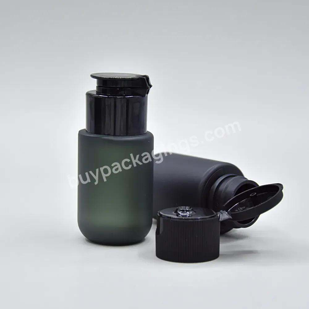 30ml Mini Pet Atrovirens Green Plastic Bottle With Screw Cap Men Skincare Products Face Moisturizer Toner Bottle