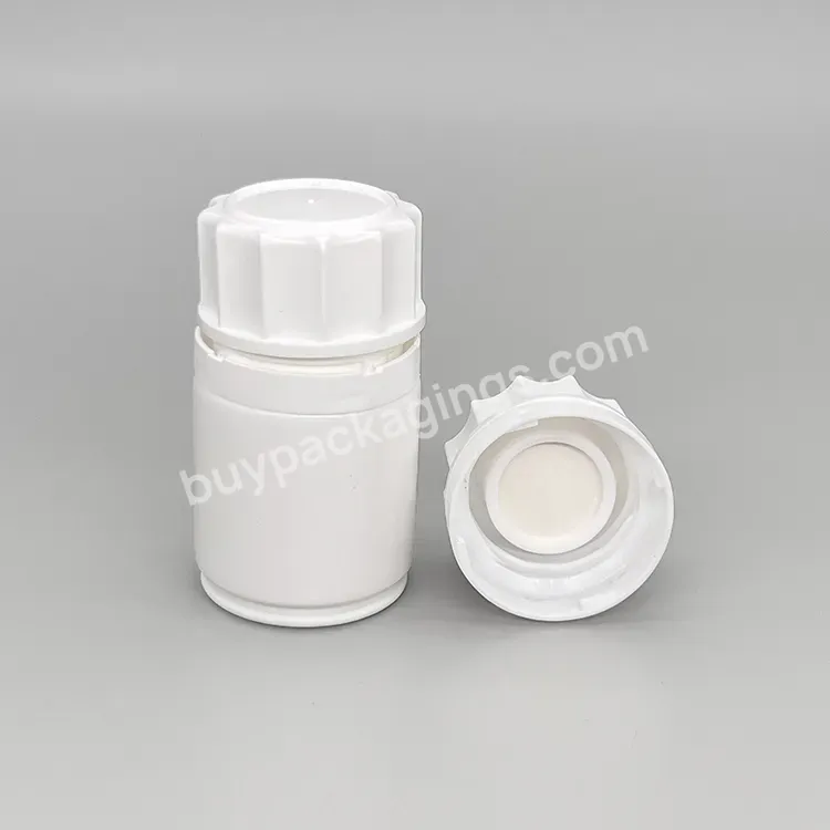 30ml Pe Empty Protein Powder Plastic Bottle Wide Mouth Protein Powder Container Carton Pp Plastic Shandong Hot Stamping Accept