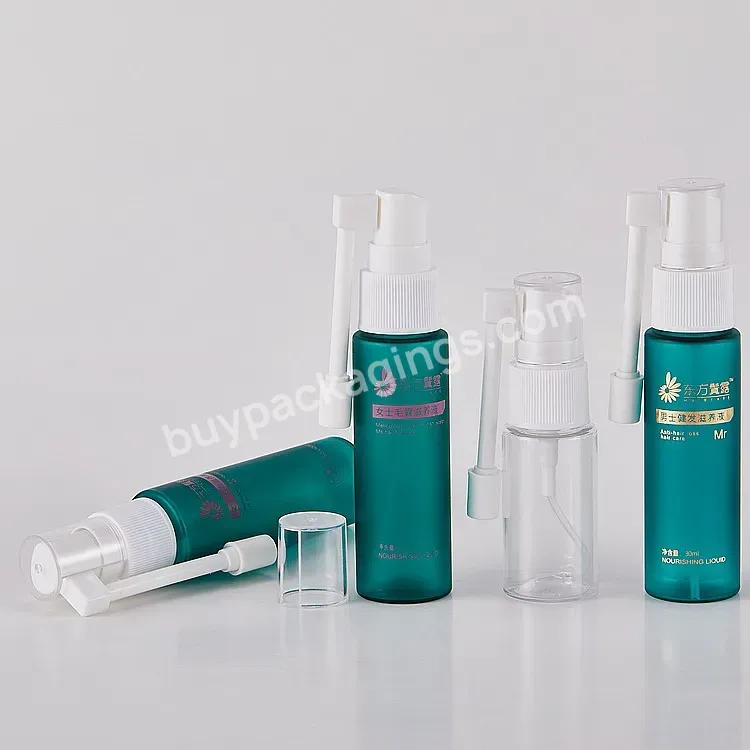 30ml Pe Long Mouth Spray Bottles Plastic Nasal Dispenser Bottles Pharmaceutical Spray Bottles