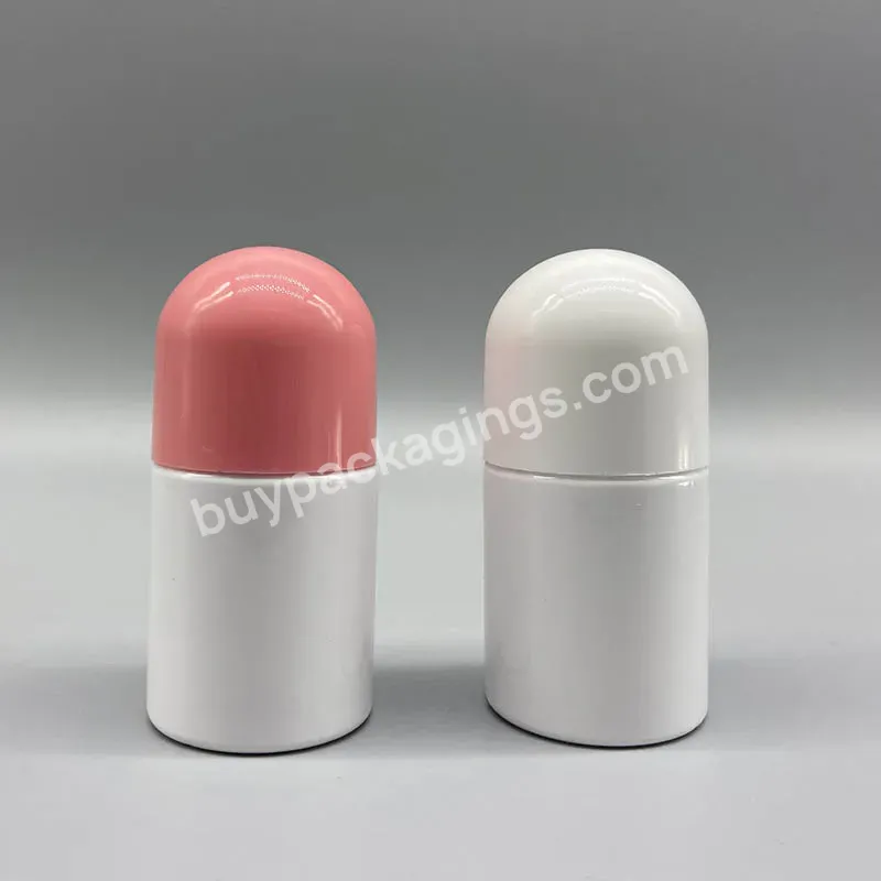 30ml Pet Plastic Bottle Empty Liquid Sponge Head Applicator Bottle For Skin Care Scalp Hair Care