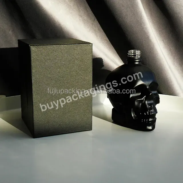 30ml Skull Head Glass Dropper Bottle With Child&tamperproof Cosmetic Essence Dispensing Glass Bottle