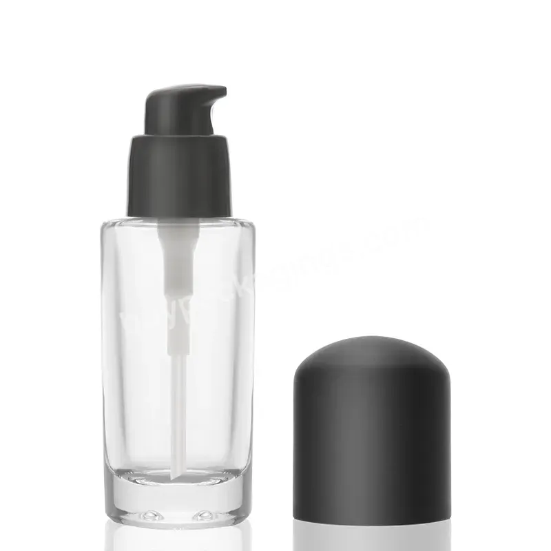 30ml Wholesale Liquid Foundation Bottle Glass Isolation Cream Bottle Clear Bb Cream Bottle