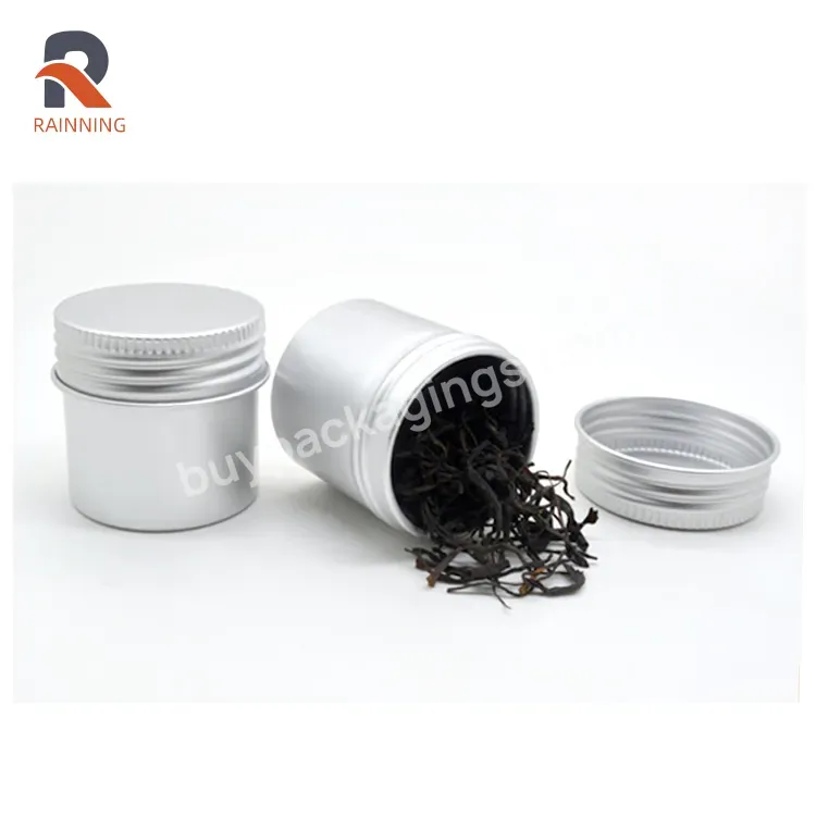 30ml/1oz Airtight Aluminum Tin Can Food Grade Tea Canister