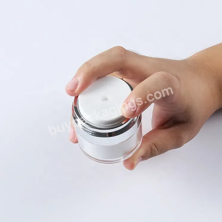 30ml,50ml,80ml Acrylic Airless Cosmetic Cream Pump Jar For Lotion