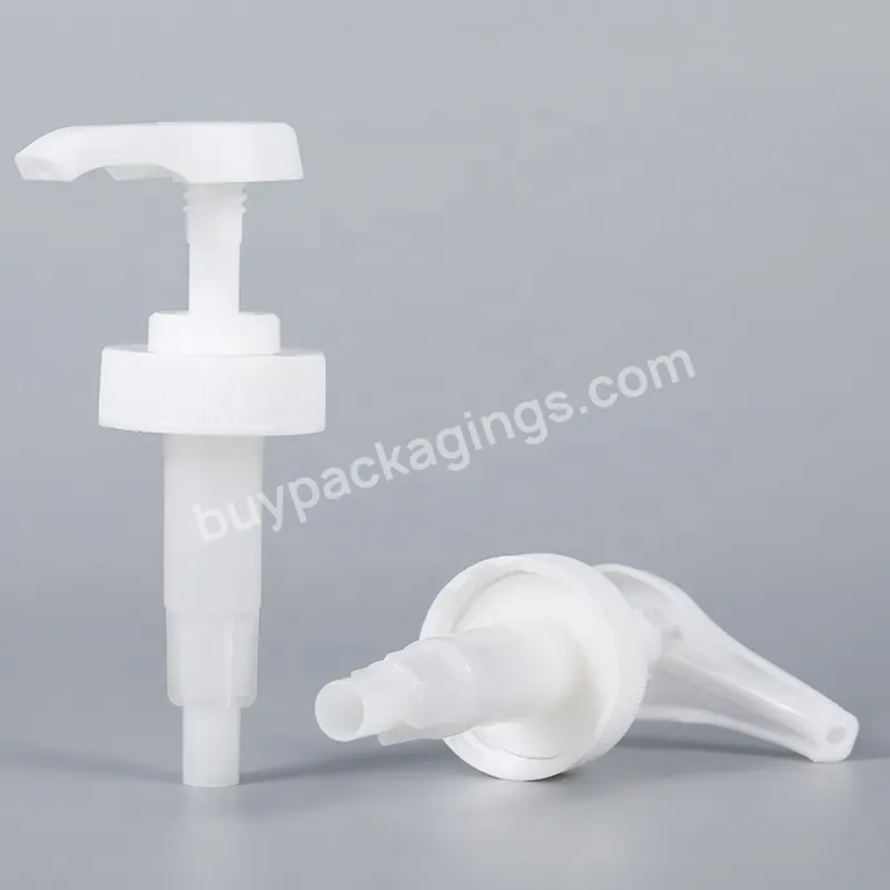 32/410 Plastic Liquid Pump Soap Dispenser Uv Coating Aluminum Matt Gold Collar Lotion Pump