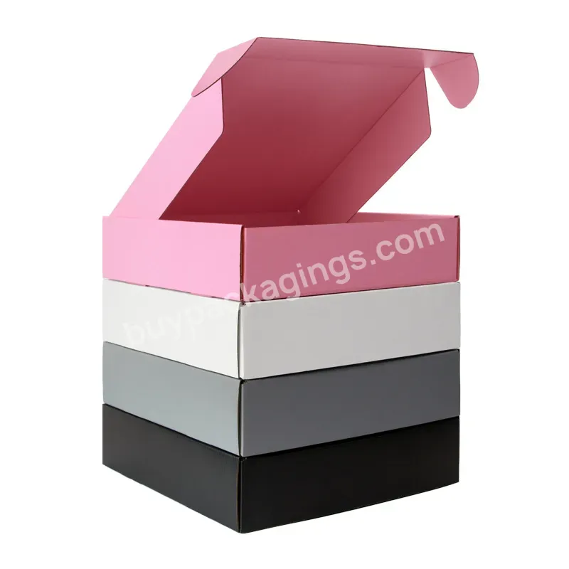 32x26x4cm Custom Logo Mailers Cheap Packing Box For Dress Cardboard Small Shipping Box