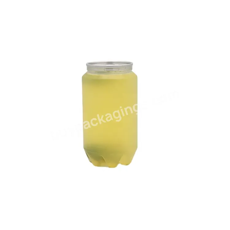 330ml 350ml Cola Can Plastic Pet Beer Soft Drink Can Bottle With Ring-pull Aluminum Lid