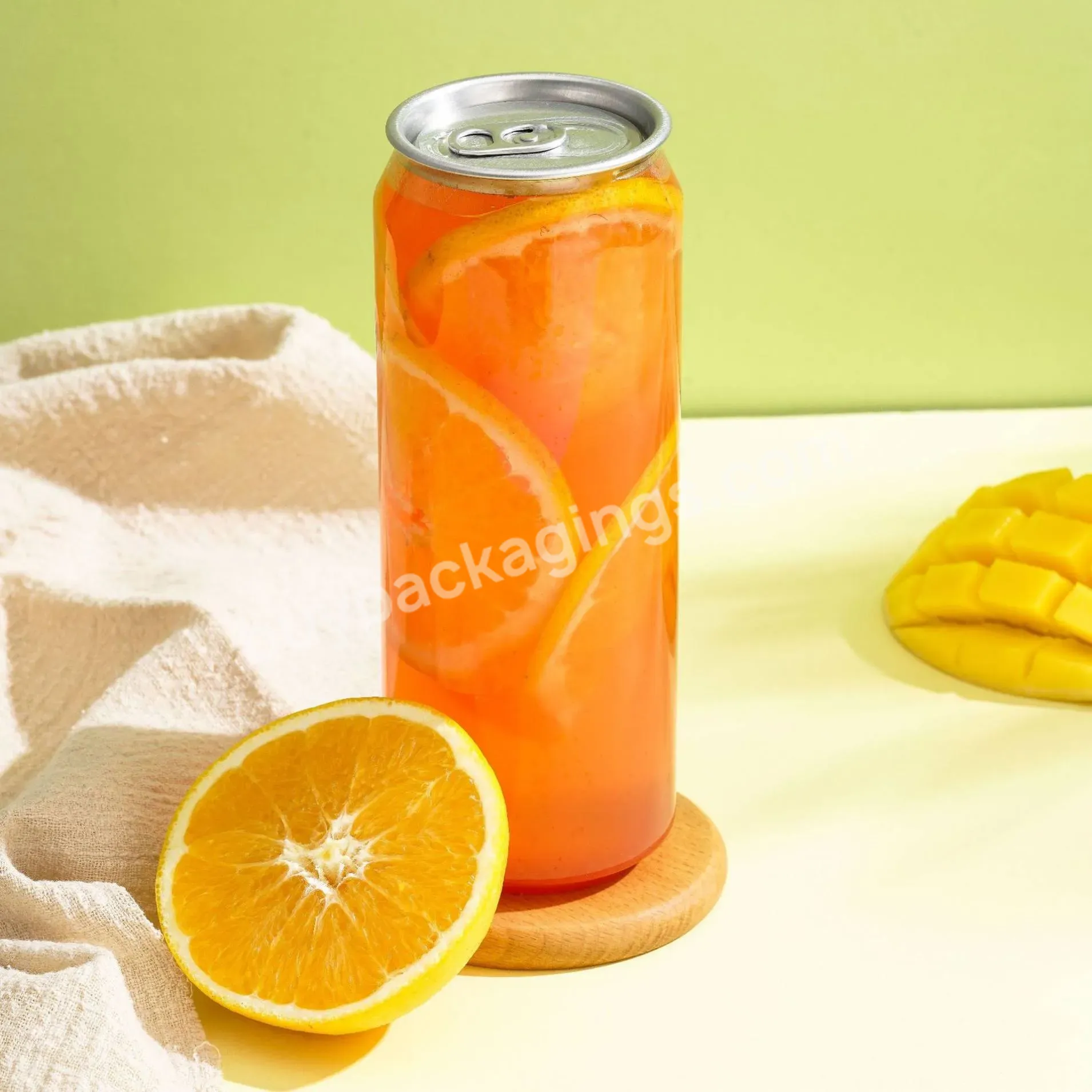 330ml Plastic Easy Open Can Plastic Bottle With A Pull Tab Aluminum Pop Top Can With Sealing Machine