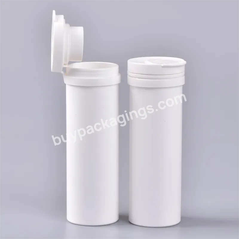 34x105 Mm Effervescent Plastic Tube Bottles 80ml For Packing Candy Mint Nutrition Tablet