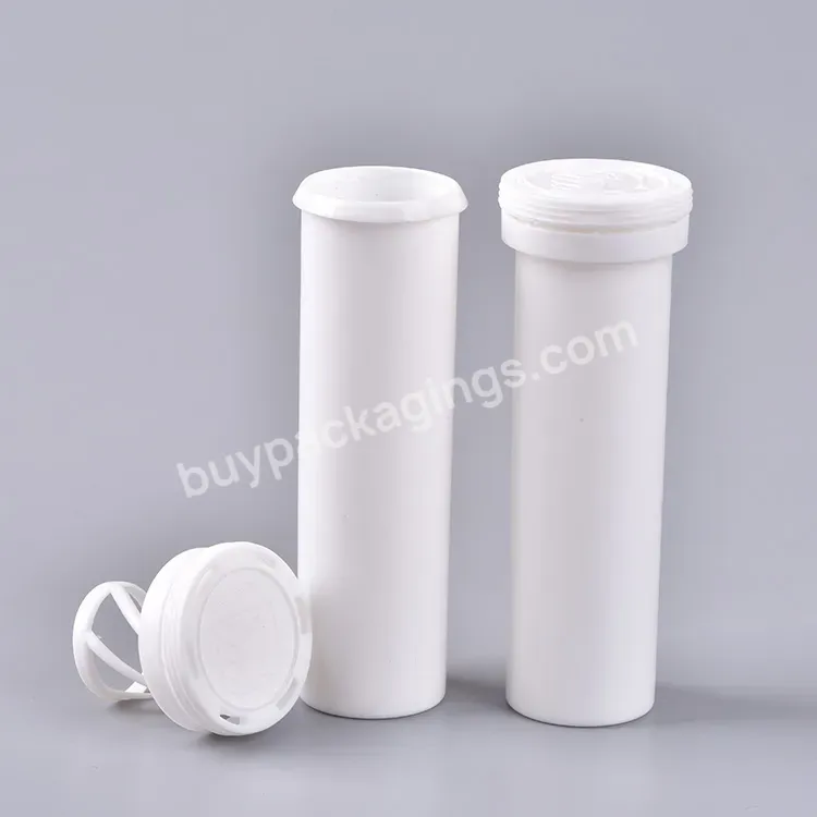 34x105 Mm Effervescent Plastic Tube Bottles 80ml For Packing Candy Mint Nutrition Tablet