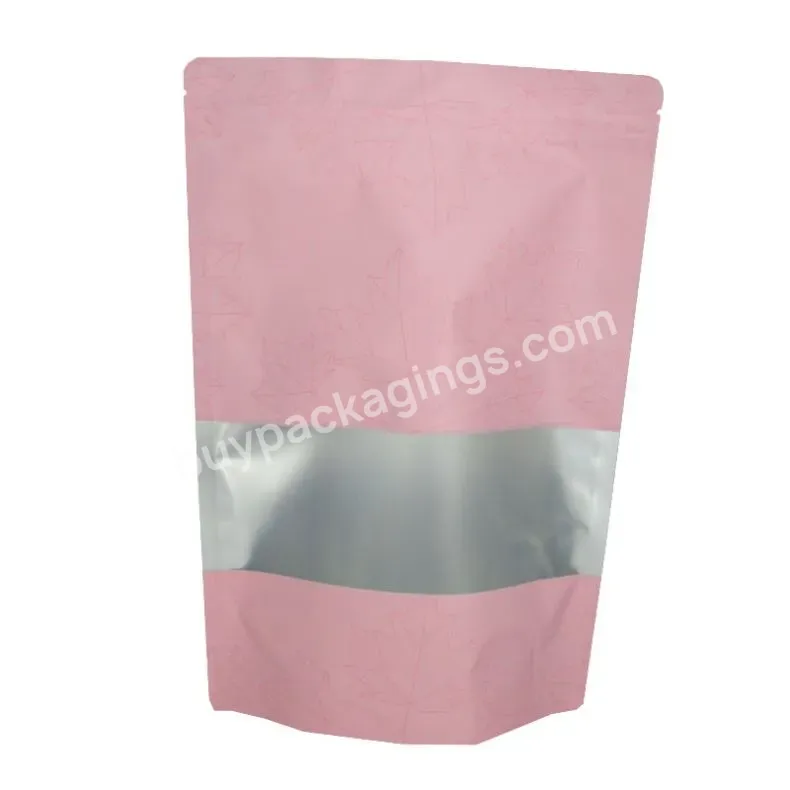 35 Bags Mylar Plastic Bag Frosted Sealed Dried Fruits Food Plastic Zipper Packaging Bag