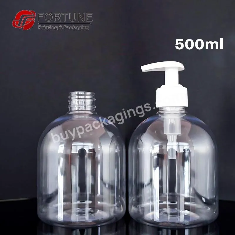 350Ml 500 Ml Plastic Bottle With Pump Foam Soap Dispenser