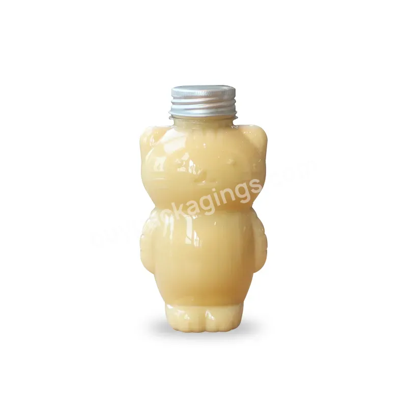 350ml Caton Cat Pet Food Grade Plastic Milk Tea Bottle