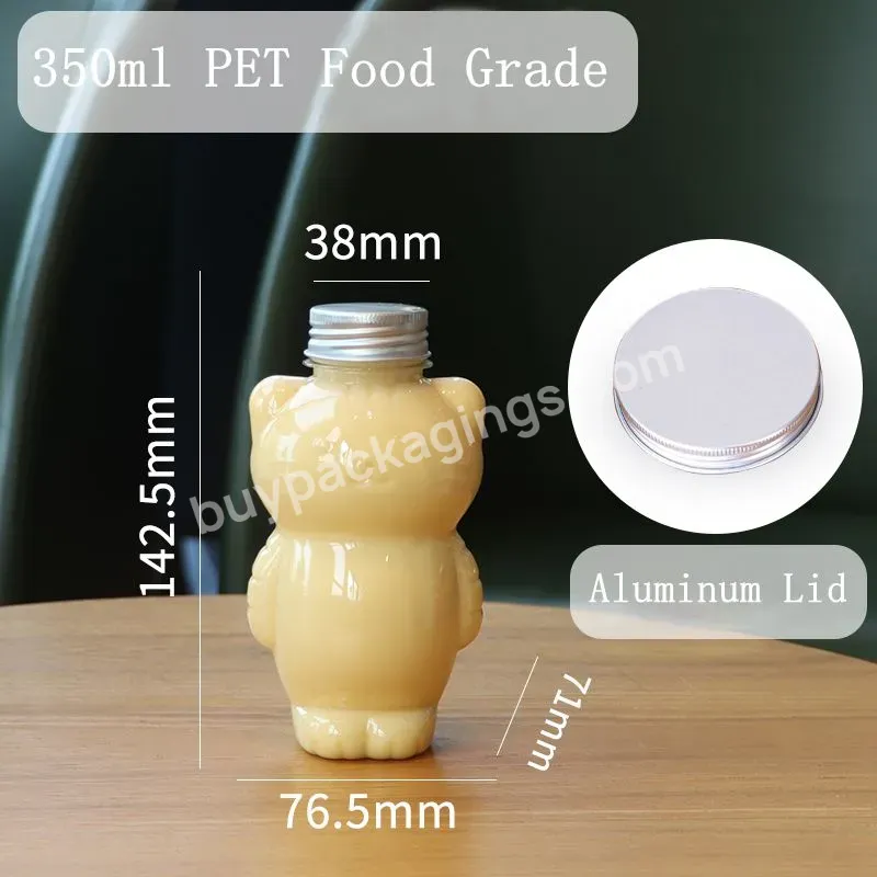 350ml Caton Cat Pet Food Grade Plastic Milk Tea Bottle