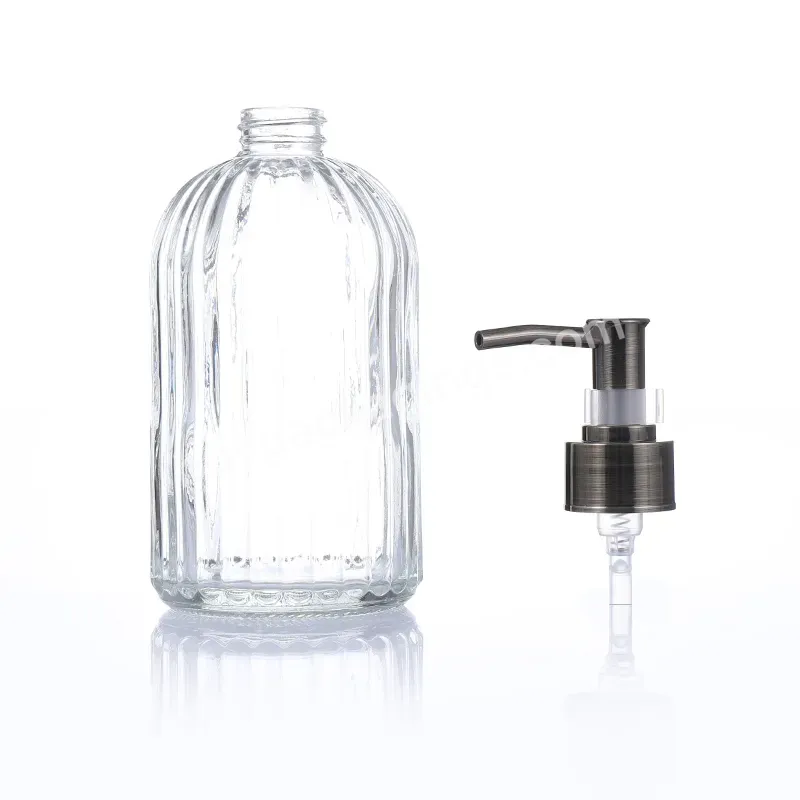 350ml Empty Shampoo Bottles Opaque Versatile Pump Bottle Drip-free Plastic Lotion Container Hand Soap Dispenser