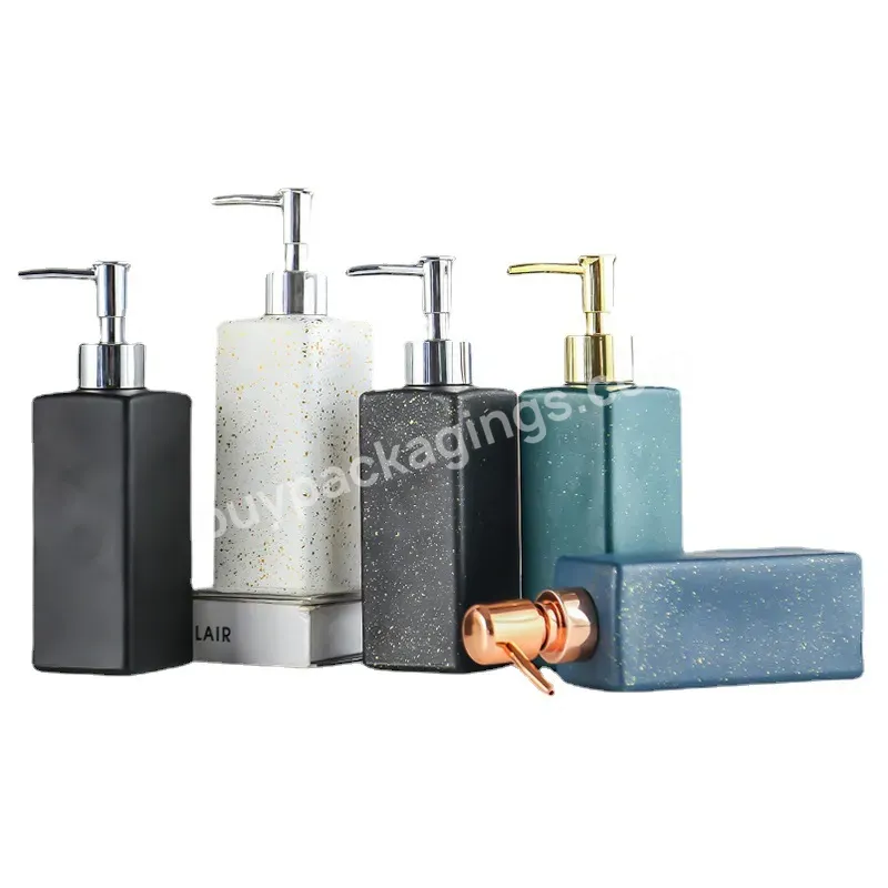 350ml Hot Sale Simple Glass Bottle Of Hand Sanitizer Shampoo Glass Bottle Empty Body Wash Bottle