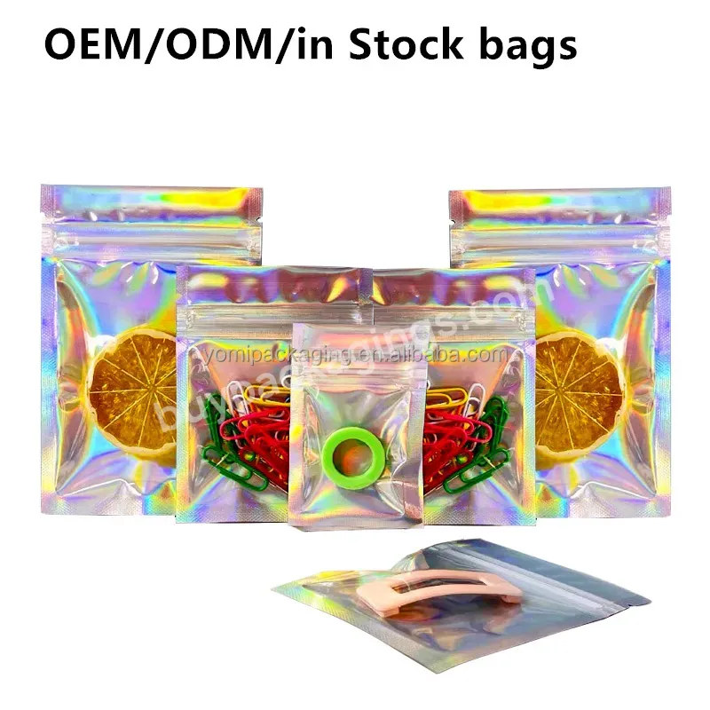 3.5g 200g 300g 500g Holographic Mylar Bags - Buy Mylar Bags,3.5g Holographic Mylar Bags,3.5g 200g 300g 500g Mylar Bags.