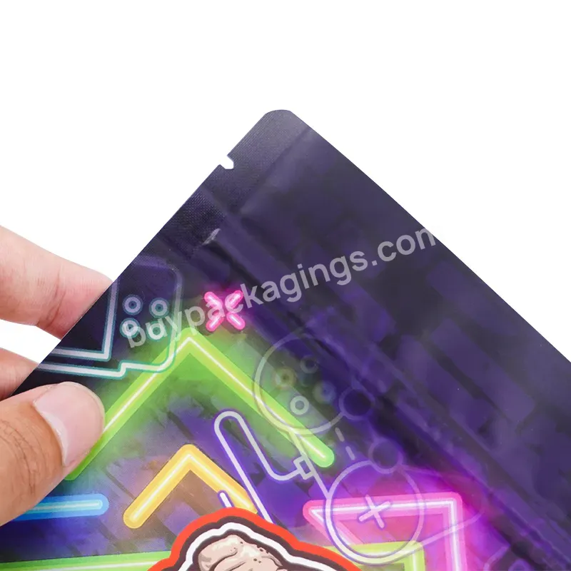 3.5g 5g 7g 14g 28g Custom Plastic Stand Up Pouch Smell Proof Water Proof Mylar Bags With Custom Logo