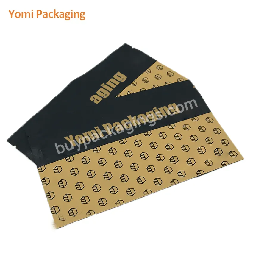 3.5g Child Proof Resistant Smell Proof Biodegradable Bag Mylar Bags