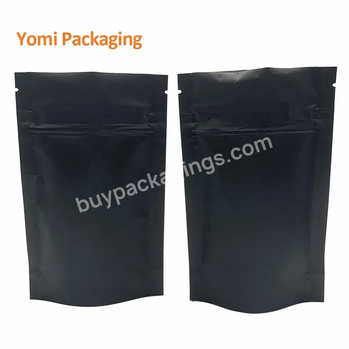 3.5g Cr Zipper Packing Foil Stand Up Child Resistant Child Proof Mylar Bags Plastic Bag
