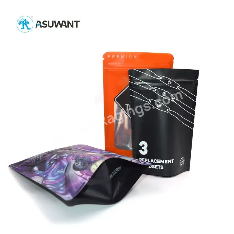 3.5g Custom Smell Proof Pouches Edible Mylar Bags Exit Boys Child Resistant Packaging Bag