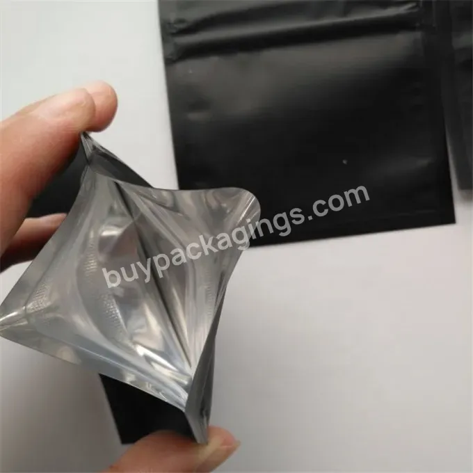 3.5g Stand Up Plastic Mylar Pouch With Childproof / Child Resistance Zip Lock Pouch / Soft Touch Plastic Sachet