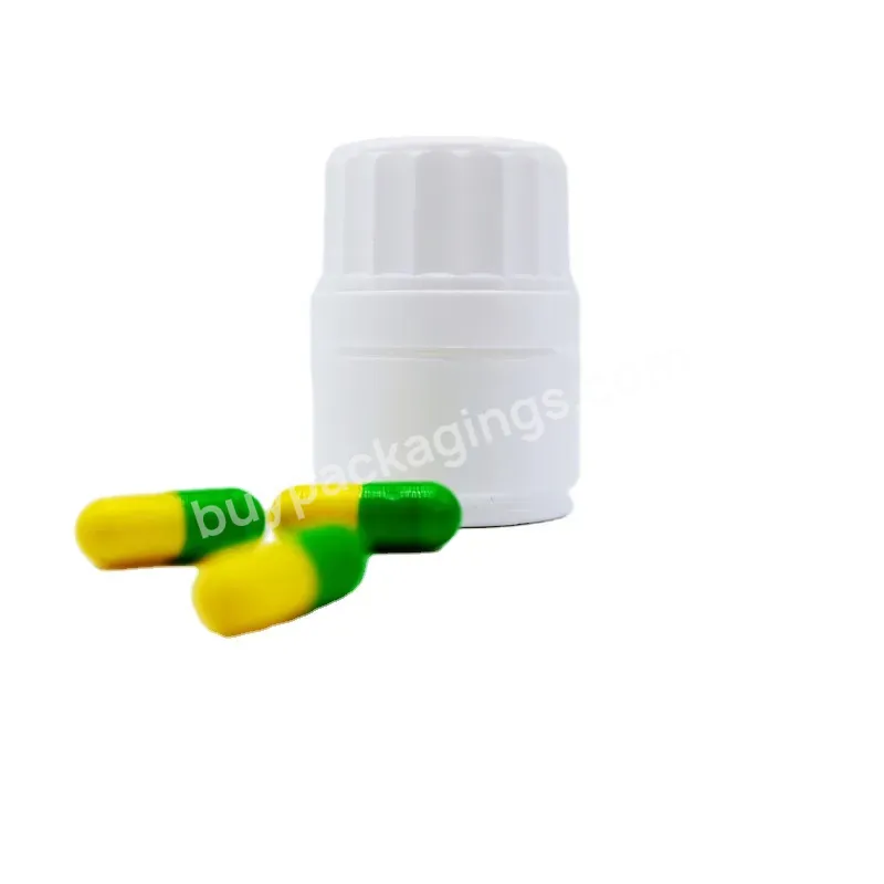 35ml Plastic Capsule Bottle With Pull Ring Cap Medicine Bottle Seal Small Plastic Pill Container