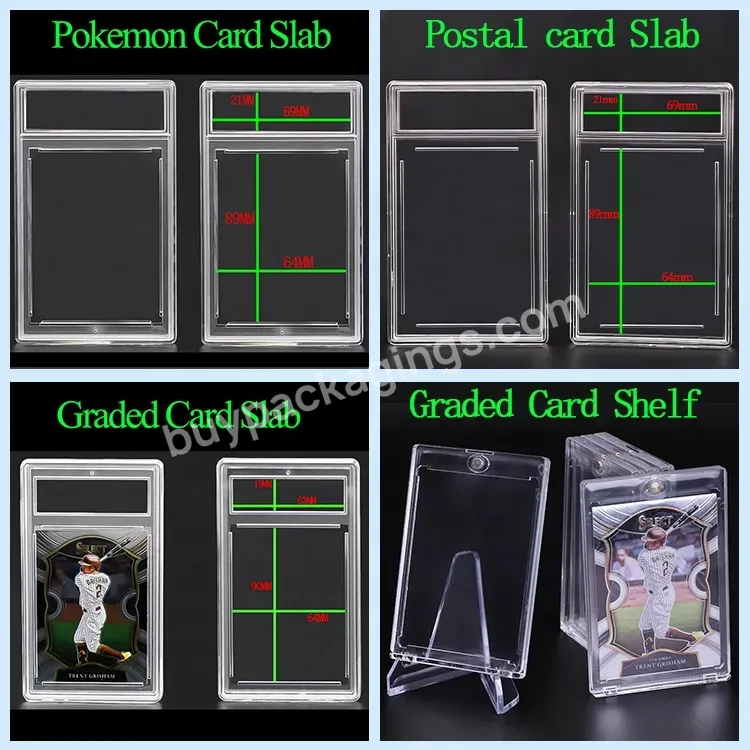 35pt 100pt 360pt Baseball Sports Hockey Beckett Graded Card Holders Sports Slab Wrestling Cards Case Csg Sgc Graded Card Slabs - Buy Csg Sgc Graded Card Slabs,Sports Card Slab,Wrestling Cards Case.