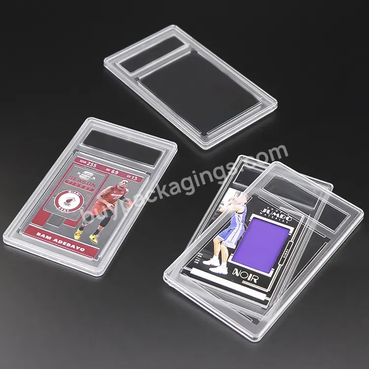 35pt 360pt 100pt Great Looking Plastic Nba Card Slabs Clamshell Graded Slab Ultrasonic Case Sport Cards Storage Holder For Psa