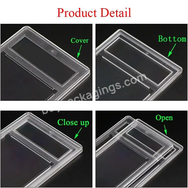 35pt 360pt 100pt Great Looking Plastic Nba Card Slabs Clamshell Graded Slab Ultrasonic Case Sport Cards Storage Holder For Psa