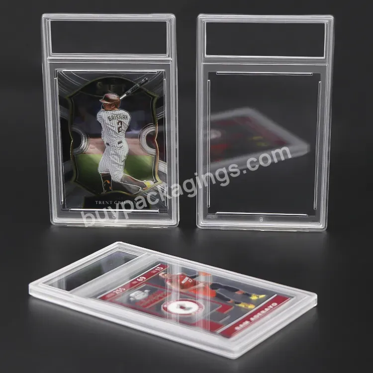 35pt 360pt 100pt Plastic Great Looking Nba Card Slabs Sports Card Slab Graded Trading Cards Slab For Pokemon Psa - Buy Graded Trading Cards Slab,Nba Card Slabs,Sports Card Slab.