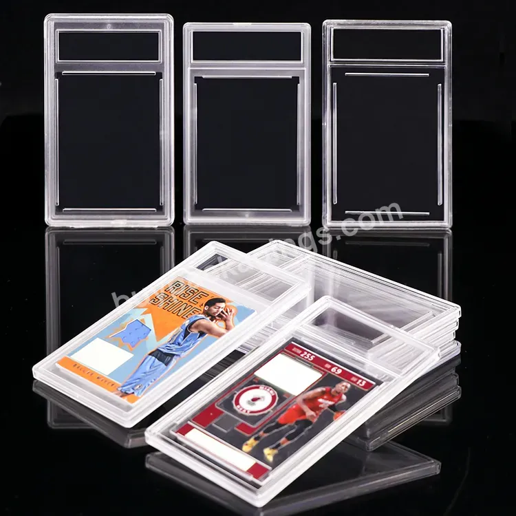 35pt 55pt 75pt 100pt 130pt 180pt 360pt Plastic Trading Card Case Holder Sports Card Case Graded Grading Card Slab No Ultrasonic - Buy Grading Card Slab,Sports Card Case,Trading Card Case.