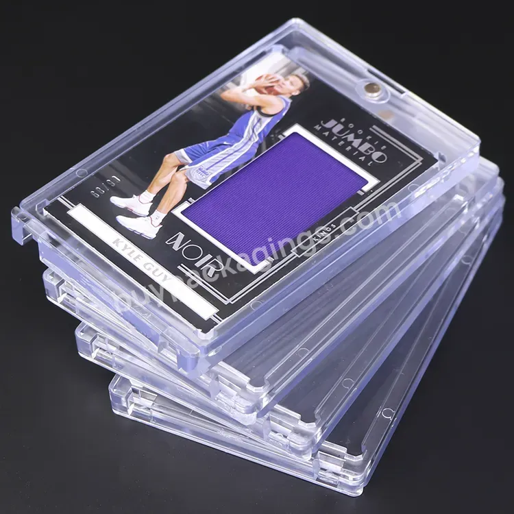 35pt 55pt One Touch Magnetic Card Holder For Psa Mtg Bgs Hockey Graded Vintage Card Collectors Display Plastic Card Holder