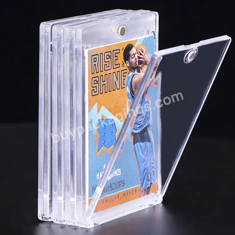 35pt 55pt Uv Magnetic Card Holder One Touch Card Holder Sports Baseball Magic The Gathering Magnetic Card Holder For Pokemon - Buy 55pt Magnetic Card Holder,One Touch Card Holder,Magnetic Card Holder.